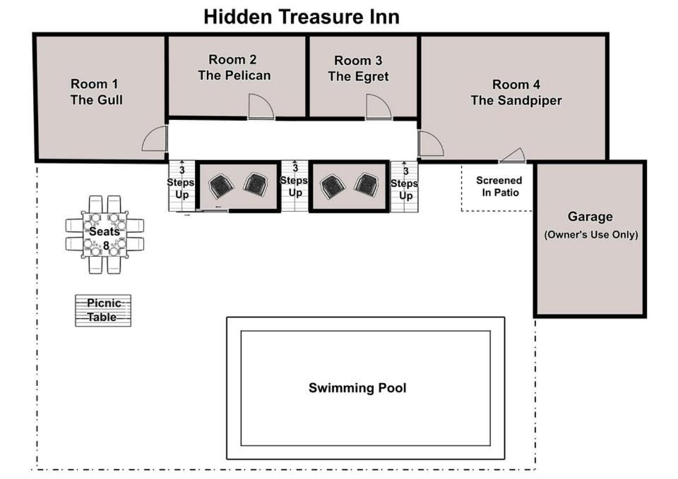 The Pelican Hidden Treasure Inn Room 2 By Bryant Real Estate Kure Beach Esterno foto